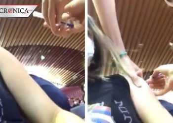 Joven relata que le pusieron vacuna de aire en Sinaloa; enfermera corrigió error