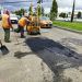 Realizan bacheo en la Recta
