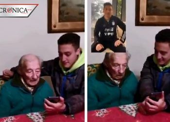 Lionel Messi manda saludos a abuelito de 100 años que lo admira (VIDEO)