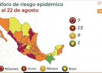 Puebla regresa a naranja y CDMX a rojo en el semáforo COVID