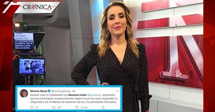 Redes brindan apoyo a Azucena Uresti ante supuesta amenaza del CJNG