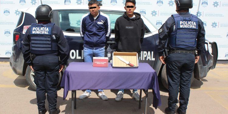 Captura Seguridad Ciudadana a multiasaltantes de negocios en Puebla
