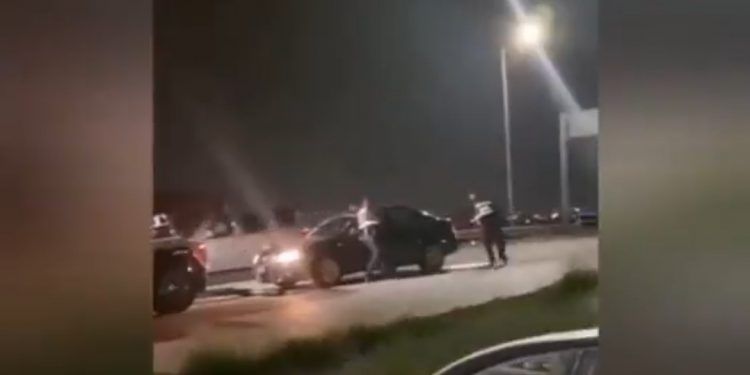Exhiben a conductor ebrio tratando de evadir alcoholímetro en San Andrés Cholula 