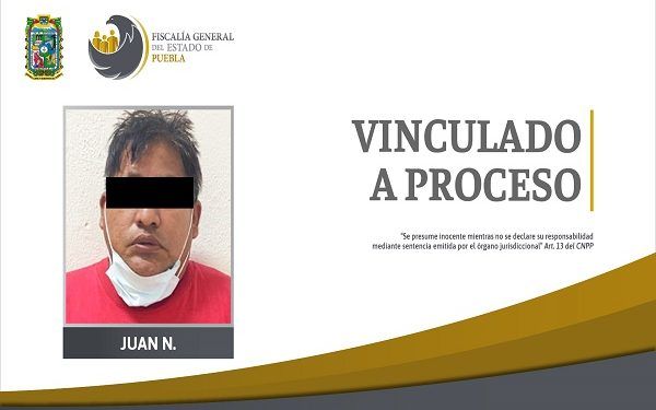Sujeto abusa sexualmente de su hijastra y es vinculado a proceso en Puebla