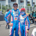 Majo Rodríguez en la pista de León