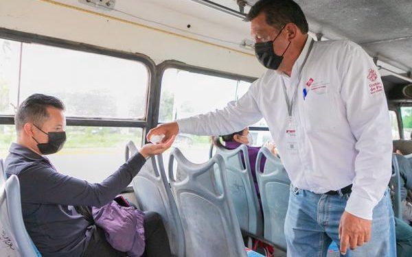 Movilidad y Transporte mantiene vigilancia en Puebla para el cumplimiento de medidas santarias