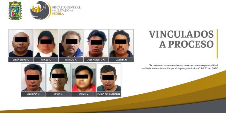 Nueve personas son vinculadas a proceso en Puebla por violencia familiar