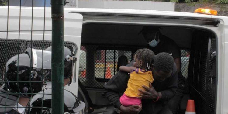 La Guardia Nacional detiene a 150 migrantes haitianos en frontera