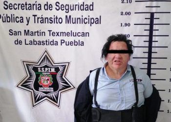 Detiene Policía de texmelucan a presunto homicida de madre e hijo