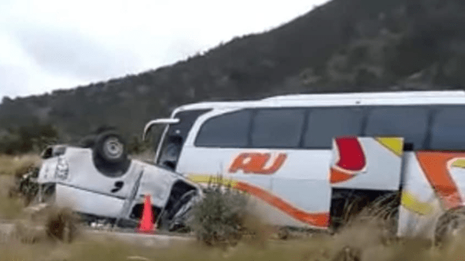 Cuatro personas mueren tras colisión en la autopista Amozoc-Perote