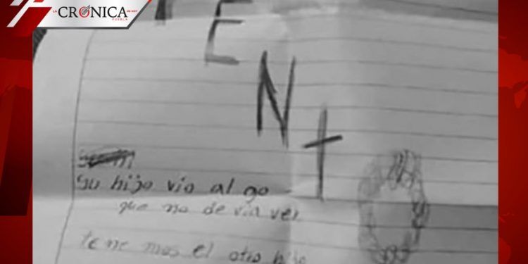 ‘Vio algo que no debía’: mujer halla su hijo de 2 años muerto