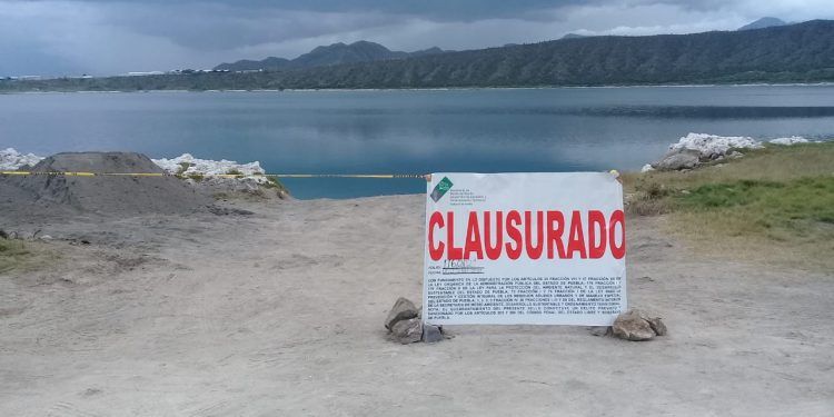 Clausura Medio Ambiente obras en Lagos de Tepeyahualco y Guadalupe Victoria