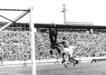 El primer gol marcado en el Cuauhtémoc