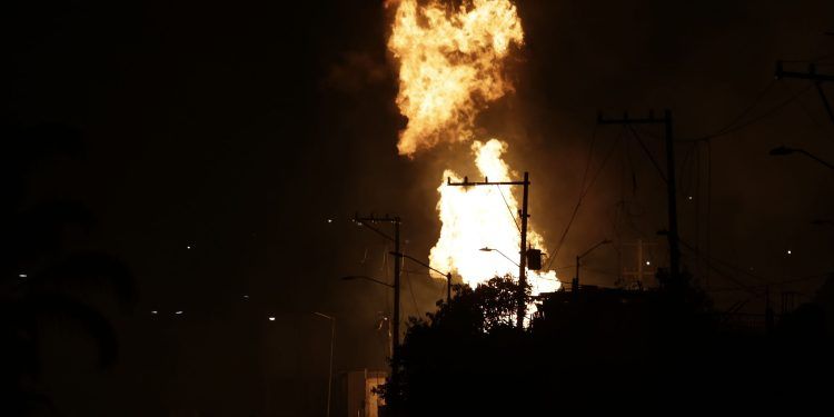Explosión destructora