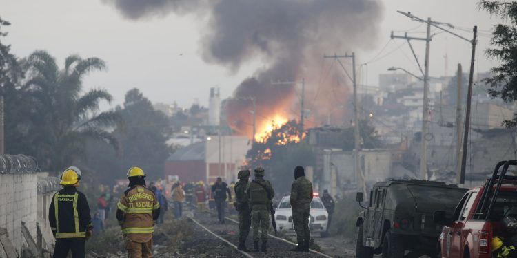 Explosión destructora
