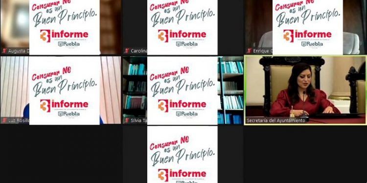 Censura Claudia Rivera a oposición durante su último Informe