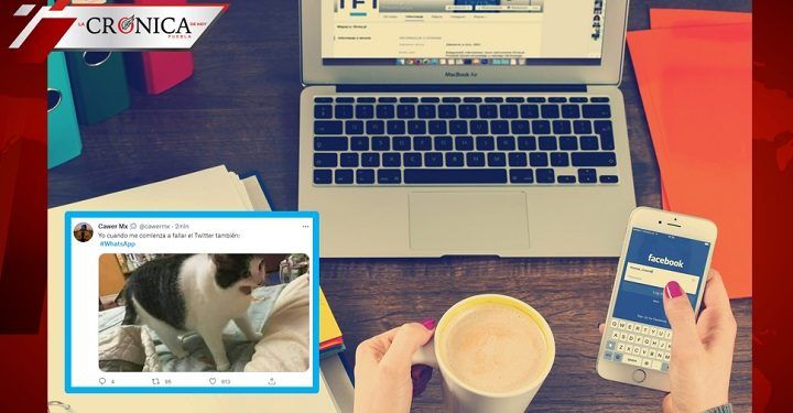 Redes reaccionan con preocupación ante caída de productos de Facebook