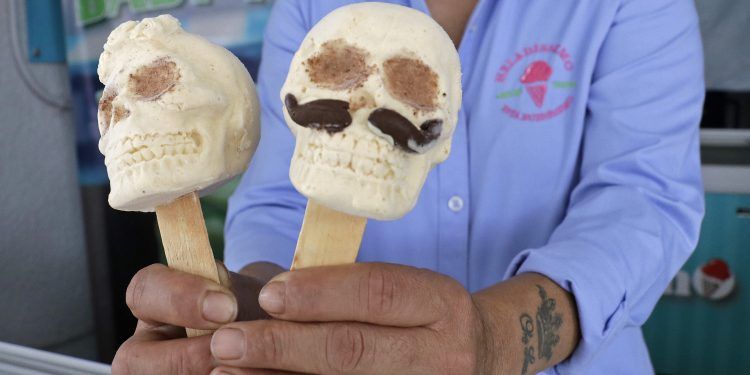 Paletas 3D de calavera, ideales para la celebración de Día de Muertos