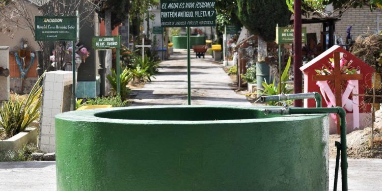 Listo el panteón de Tehuacán para las festividades de Todos Santos