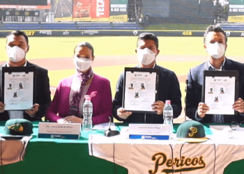 Eduardo Rivera signa convenio de colaboración con Pericos de Puebla