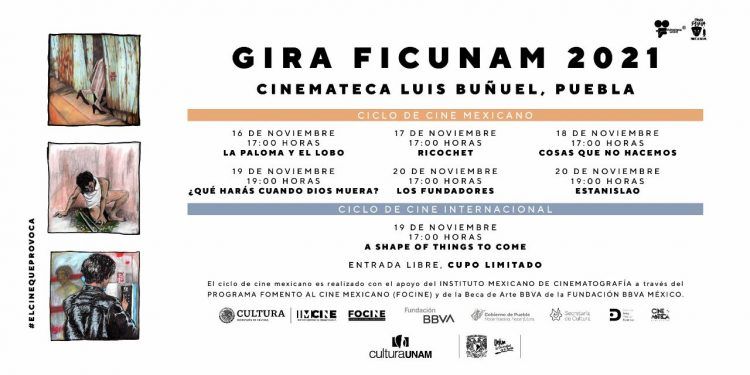 Participa Puebla en Festival Internacional de Cine UNAM 2021