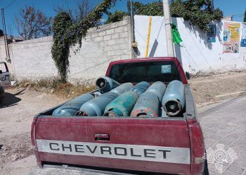 En Cuapiaxtla de Madero detienen sujeto con 17 tanques de gas LP