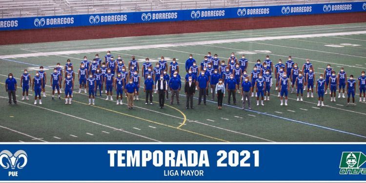 Presenta Borregos Puebla roster para Liga Mayor de ONEFA 