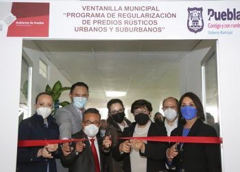 Ayuntamiento de Puebla inaugura ventanilla para regularización de predios