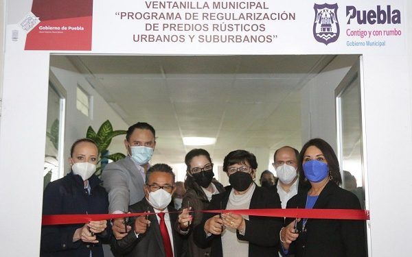 Ayuntamiento de Puebla inaugura ventanilla para regularización de predios