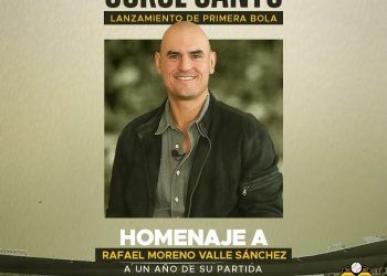 Jorge Cantú lanzará la primera bola en homenaje a Don Rafael Moreno Valle Sánchez