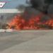 Al menos 10 vehículos incendiados, en autopista México-Puebla tras choque múltiple