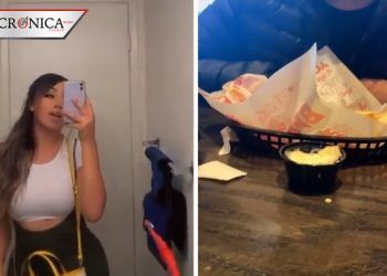 Chica olvida dinero en cita; el sujeto con el que salió solo compró comida para él