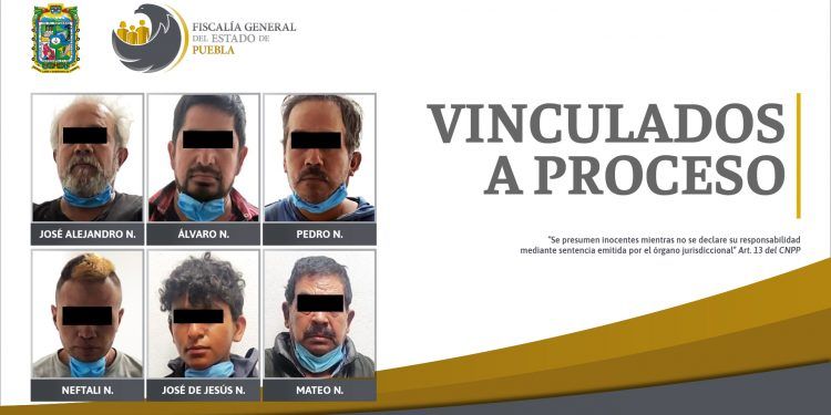 Seis detenidos en cateo a corralón en Puebla son vinculados a proceso
