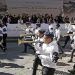 Colorido y con precaución, el desfile revolucionario