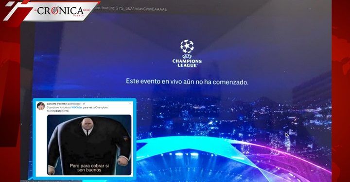 Redes reportan fallas en HBO Max tras intentar ver la Champions League