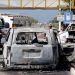 Una camioneta se incendia en la autopista México-Puebla