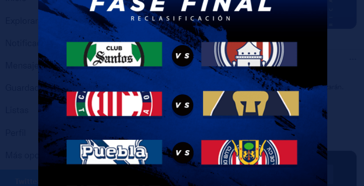 Club Puebla se enfrentará a Chivas en la reclasificación de la Liga MX
