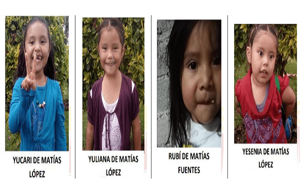 Activan Alerta Amber para localizar a cuatro hermanas desaparecidas en Teotlalcingo