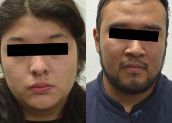 Capturan pareja por robo a tienda OXXO en colonia Ex-Rancho Vaquerías 