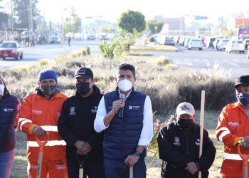 Ayuntamiento de Puebla da mantenimiento a más de un millón de metros cuadrados en áreas verdes