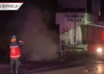 Reportan detonación de coches bomba frente a penal de Tula, Hidalgo
