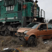 Automovilista resulta herido al intentar ganar el paso al tren en Tehuacán