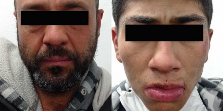 Caen dos hombres por robo a Ruta 27A en la colonia Cuauhtémoc 