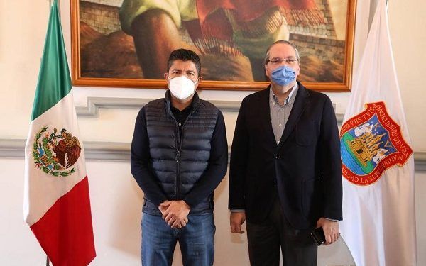 Eduardo Rivera Pérez se reúne con el director de Pemex Logística