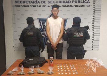 Detienen en San Baltazar Campeche a presunto narcovendedor 