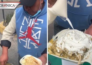 Comerciante crea los guajolotongos, la mezcla de tamales con chilaquiles (VIDEO)