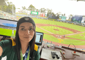 Irazú Guerrero, única scorer en la Liga de Beisbol de México