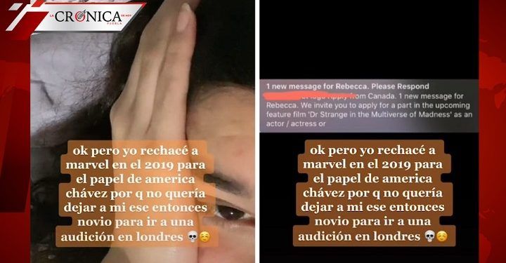 Joven revela que rechazó audición de Marvel en Londres por su exnovio