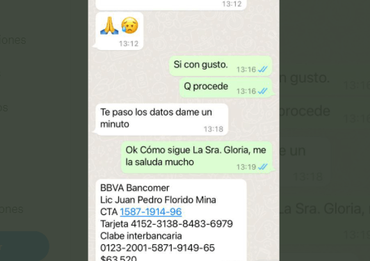 Piden dinero a nombre de Melquiades Morales
