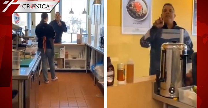 Detienen a hombre por emitir insultos racistas en contra de empleadas (VIDEO)
